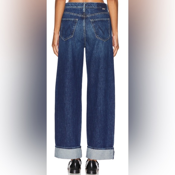 MOTHER The Spitfire Nerdy Cuff Jeans in Did You Bring Me Anything? Size 24 - Picture 3 of 8